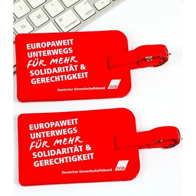 PU Leather Luggage Tag