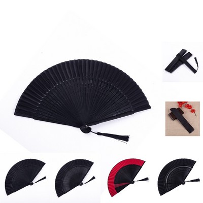 Handmade Bamboo Silk Folding Hand Fan