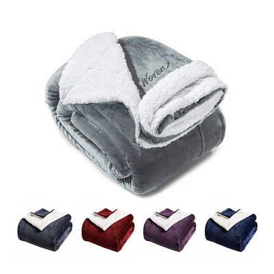 Plush Reversible Fleece Blanket