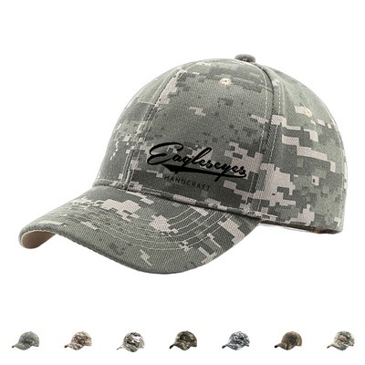 Camouflage Cotton Baseball Cap