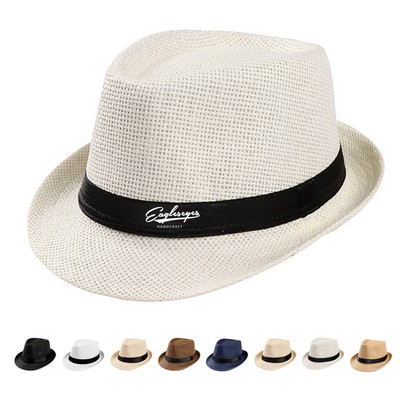 Straw Hat with Built-in Sweatband