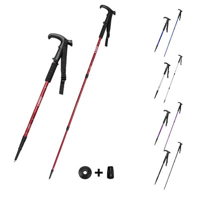 Shock Absorbing Adjustable Hiking Pole