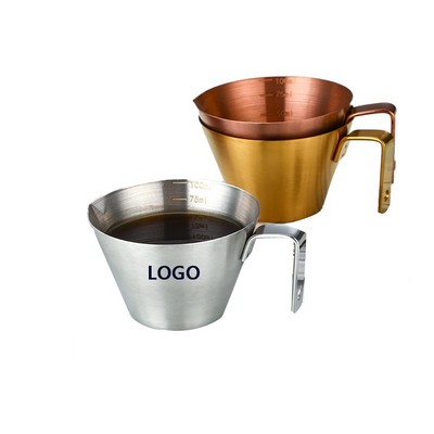 3.4oz Stainless Steel Coffee Extraction Cup w/Scale