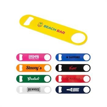 Paddle Style Powder Coated Steel Bottle Opener