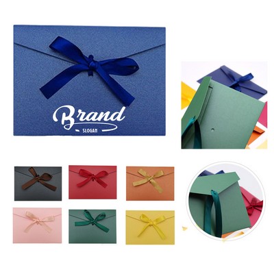 Ribbon Design Pearl Paper Envelope