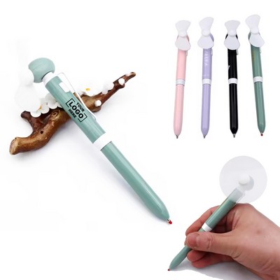 Upgraded Dual - Function Handheld Mini Fan Pen with Built - in Battery