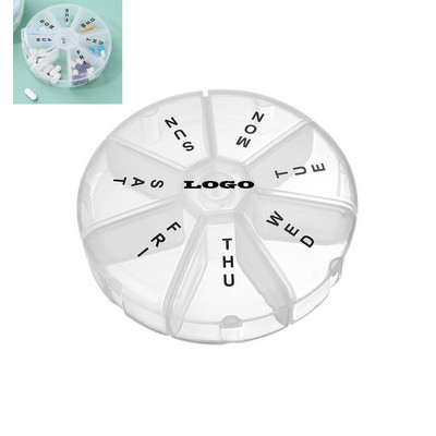 Circular Weekly Pill Box