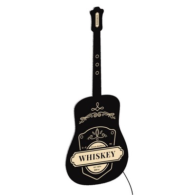 Ultra-thin Acoustic Guitar Shaped LED Sign