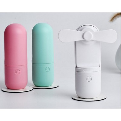 Capsule-Shaped Mini Handheld Fan
