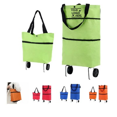 Collapsible Shopping Bag with Wheels