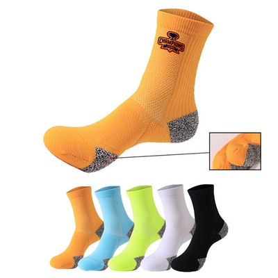 Anti-slip Mid-Calf Running Socks