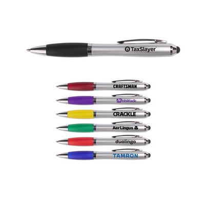 HS Silver Pen Stylus w/Color Accent