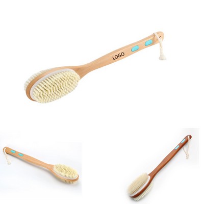 Long-Handled Dual-Sided Bath Brush