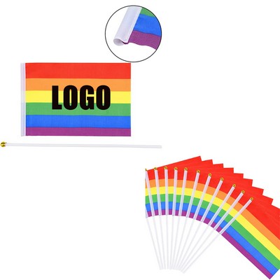LGBT Handheld Waving Flags