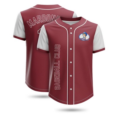 Women's Bee Eye Mesh Full-Button Baseball Jersey