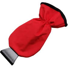 Fleece-Lined Ice Scraper Mitt