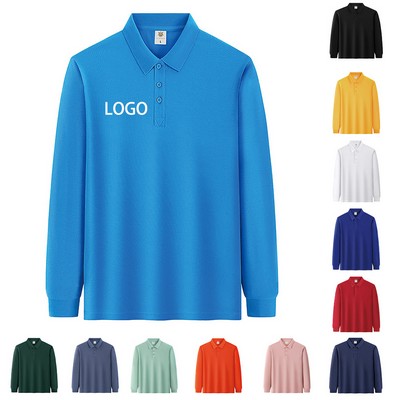 Timeless Long-Sleeve Polo for Men