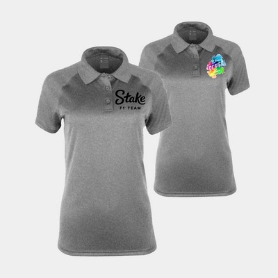 Titanium Heather Women's Performance Polo