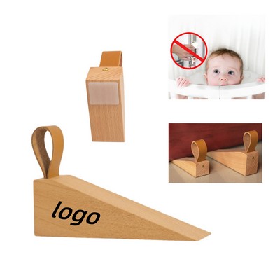 Solid Wood Door Stopper Wedge