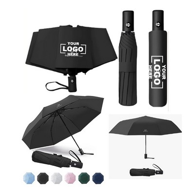 Windproof Auto Open/Close Travel Umbrella