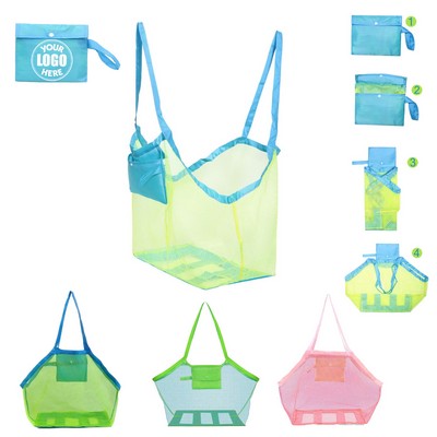 Foldable Mesh Beach Bag