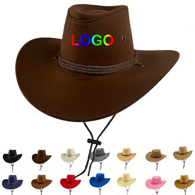 Western Suede Cowboy Hat