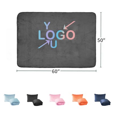 Portable Cozy Blanket Pillow