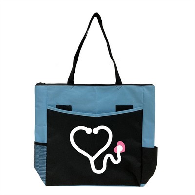 Reinforced Handle Grocery Tote Bag