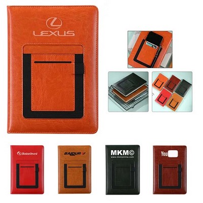 A5 Phone Pocket Bound Journal Notebook