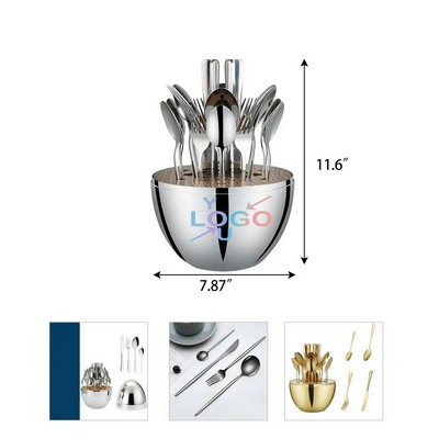 Silver Cutlery Collection 24 Pieces