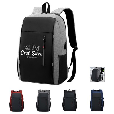 Large Capacity USB Charging Laptop Backpack