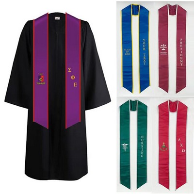 Custom 84" L Unisex Graduation Sash Honor Stole