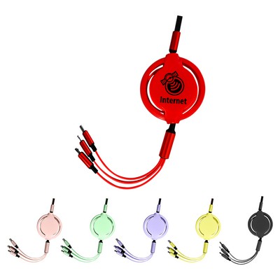 3 In 1 Retractable Charging Cable