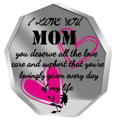 Custom Polygon Acrylic Box Sign 4 Inch