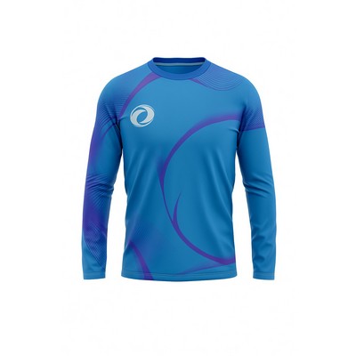 Sublimation Long Sleeve T-Shirt Unisex 160G Jacquard