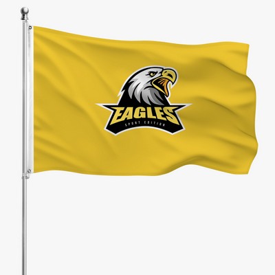 Custom Pole Flag Double Sided (No pole / No bracket) 5' X 3'