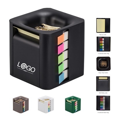 All-in-One Memo Cube Desk Organizer