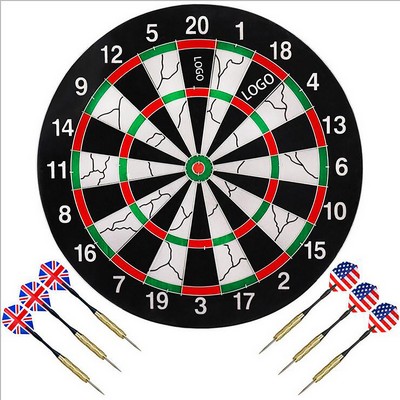 Thickened Double-sided Dart Target with Dart Needle