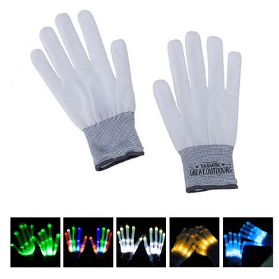 LED Flashing Light Up Skeleton Gloves