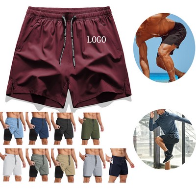 Men's Quick Dry Athletic Shorts Gym Workout Running Lightweight with Pockets