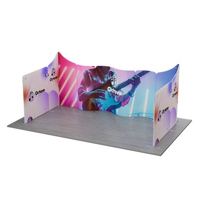 MagLock 10' x 20' Fabric Booth Display Kit B