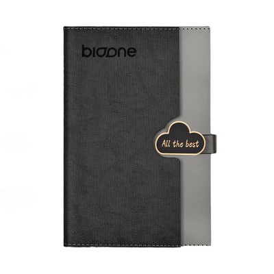 A5 Leather-bound Hardcover Notebook