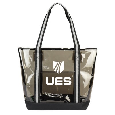 Clear Tote With Zipper