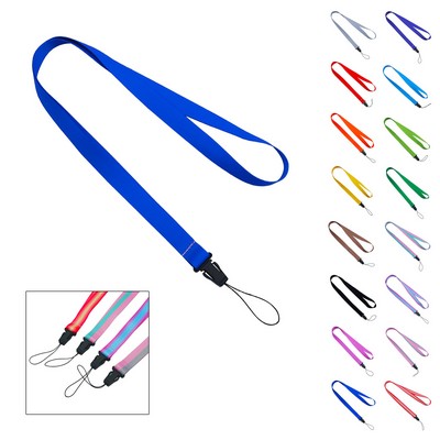 1/2" Lanyard w/ Phone String