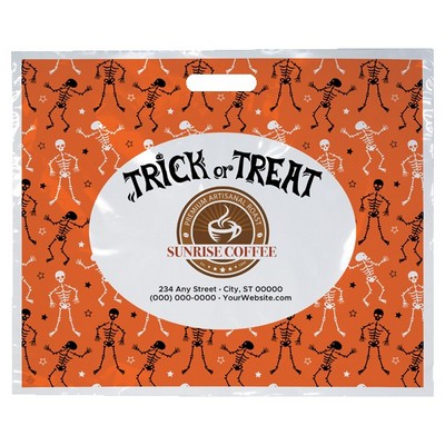 Halloween Scatter Design 2 Plastic Bag (18" x 15")