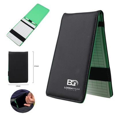 Pu Golf Card Scorecard Holder Cover