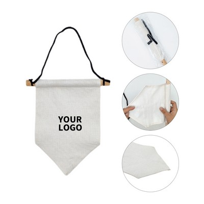 Flax Canvas Hanging Display Banner