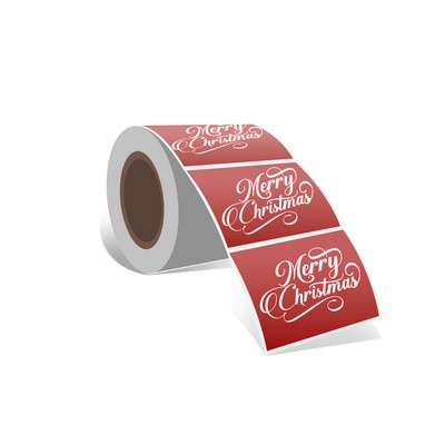 3" X 3" Custom Die Cut Stickers On Roll