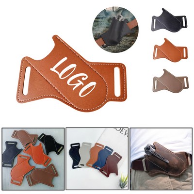Premium PU Leather Knife Sheath for Belt