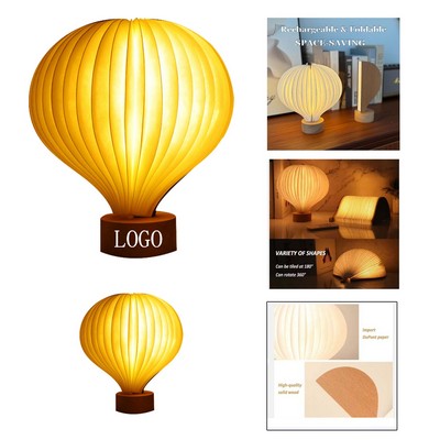 Foldable Rechargeable Balloon Paper Lamp